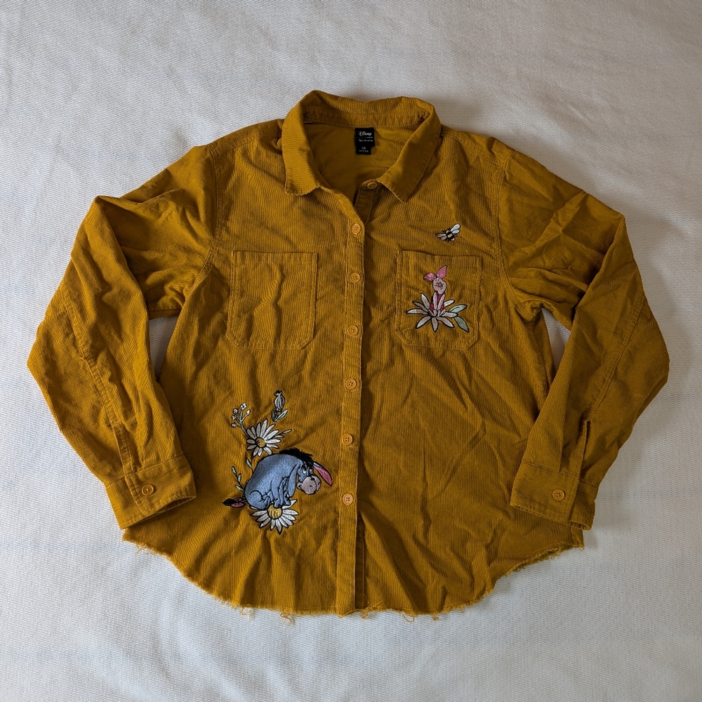 Her Universe Disney Winnie the Pooh Eeyore Piglet Corduroy Shacket BoxLunch